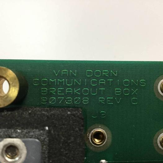 Used CINCINNATI MILACRON Communications Breakout Board 307308 #92745