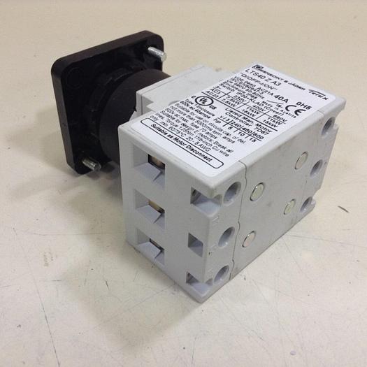 Used BENEDIKT & JAGER Motor Disconnect Switch LTS40 Z A3 #87742
