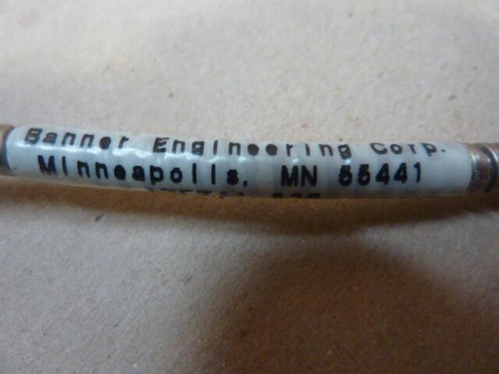 Used BANNER ENGINEERING Fiber Optic Cable IT ETA1.53S #30599
