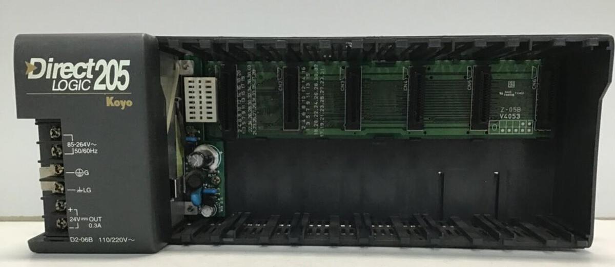 Used KOYO Direct Logic 6 Slot Rack D2-06B USED
