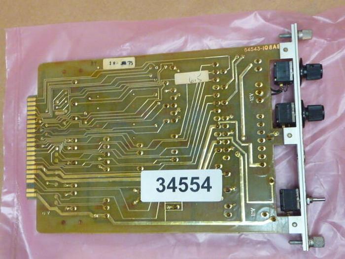 Used RELIANCE ELECTRIC Circuit Board 0-48652-4 #34554