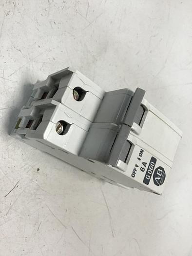 Used ALLEN BRADLEY Circuit Breaker 6 Amp 1492-CB2/G060 SER A #119619