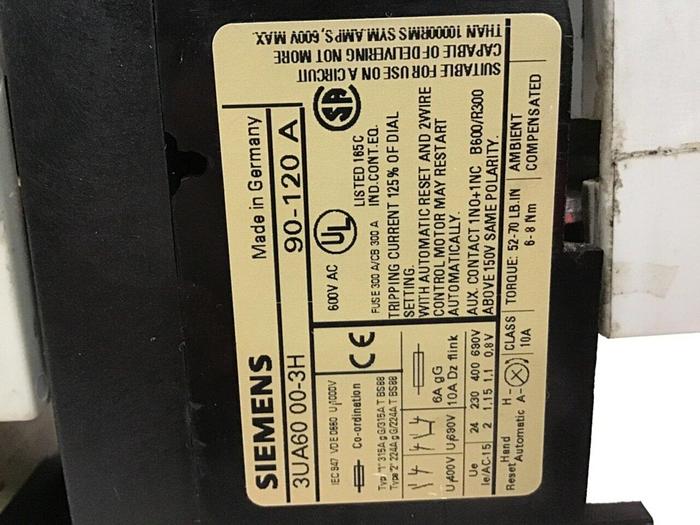 Used SIEMENS Contactor 3TF50 #141383