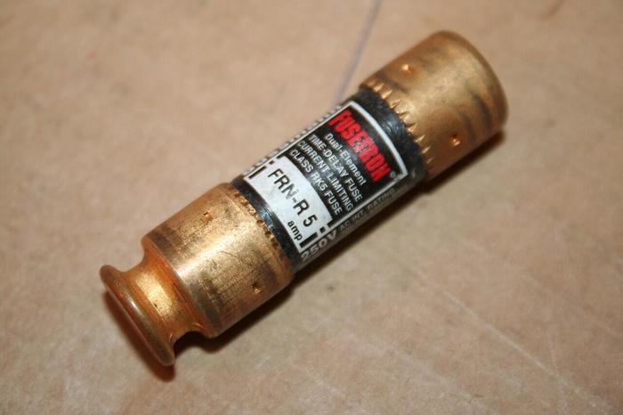 Used FUSETRON 5 Amp Fuse FRN-R-5 Used