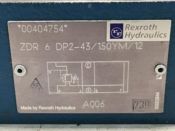 Used REXROTH Valve ZDR6DP243150YM12 #126190