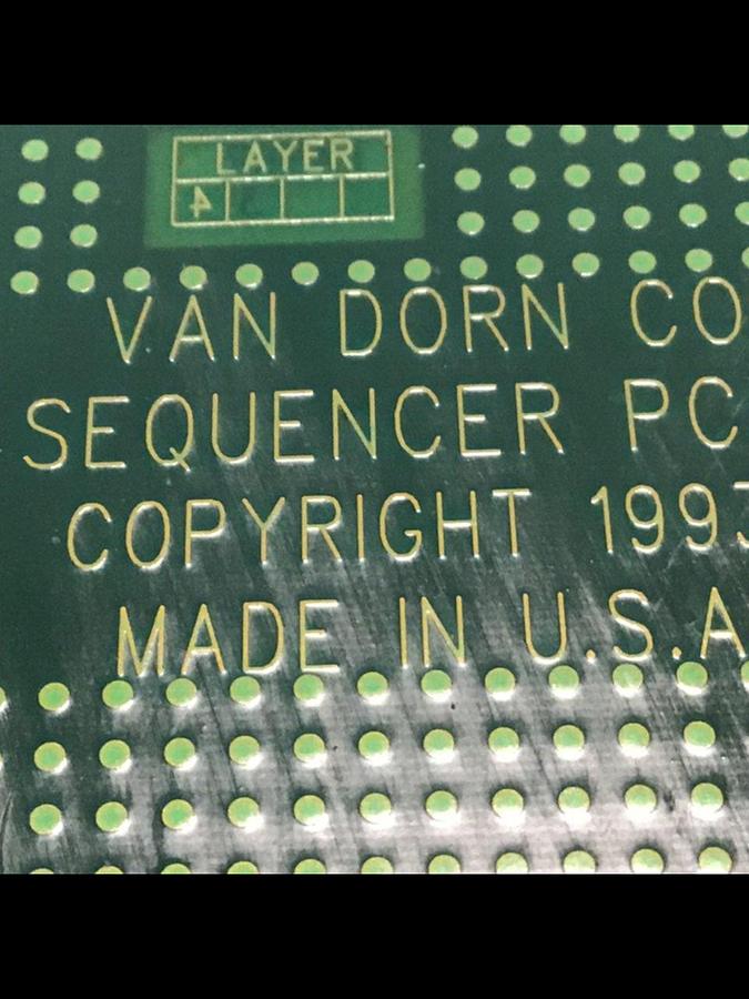 Used VAN DORN Sequencer Circuit Board PC330-029 330-029 #141021