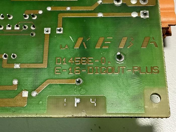 Used KEBA D1456E-0 E-16-DIGOUT-PLUS