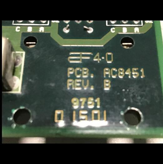 Used APSCO Van Dorn Rack Circuit Board AC8450 USED