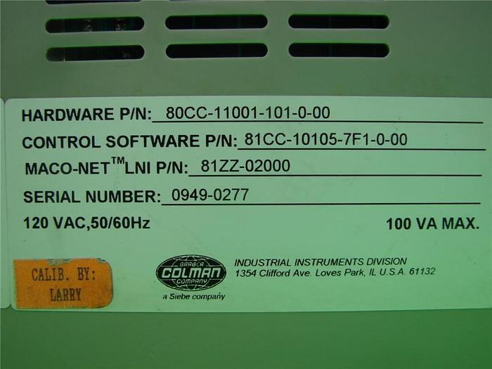 Used BARBER COLMAN Sequence Module 80CC-11001-101-0-00 Used
