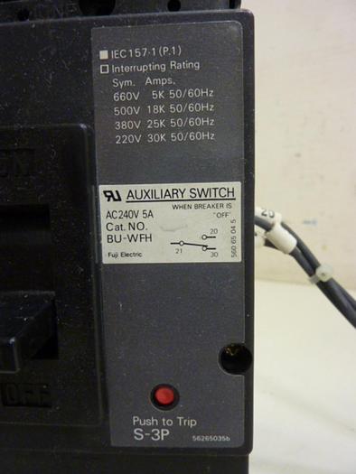 Used FUJI ELECTRIC 15 Amp Circuit Breaker BU-ESB3015 #60751