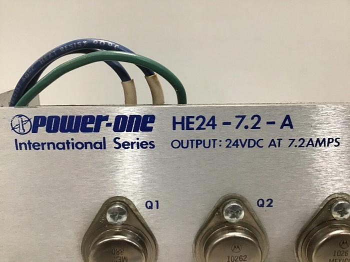 Used POWER ONE Power Supply HE24-7.2-A #73000