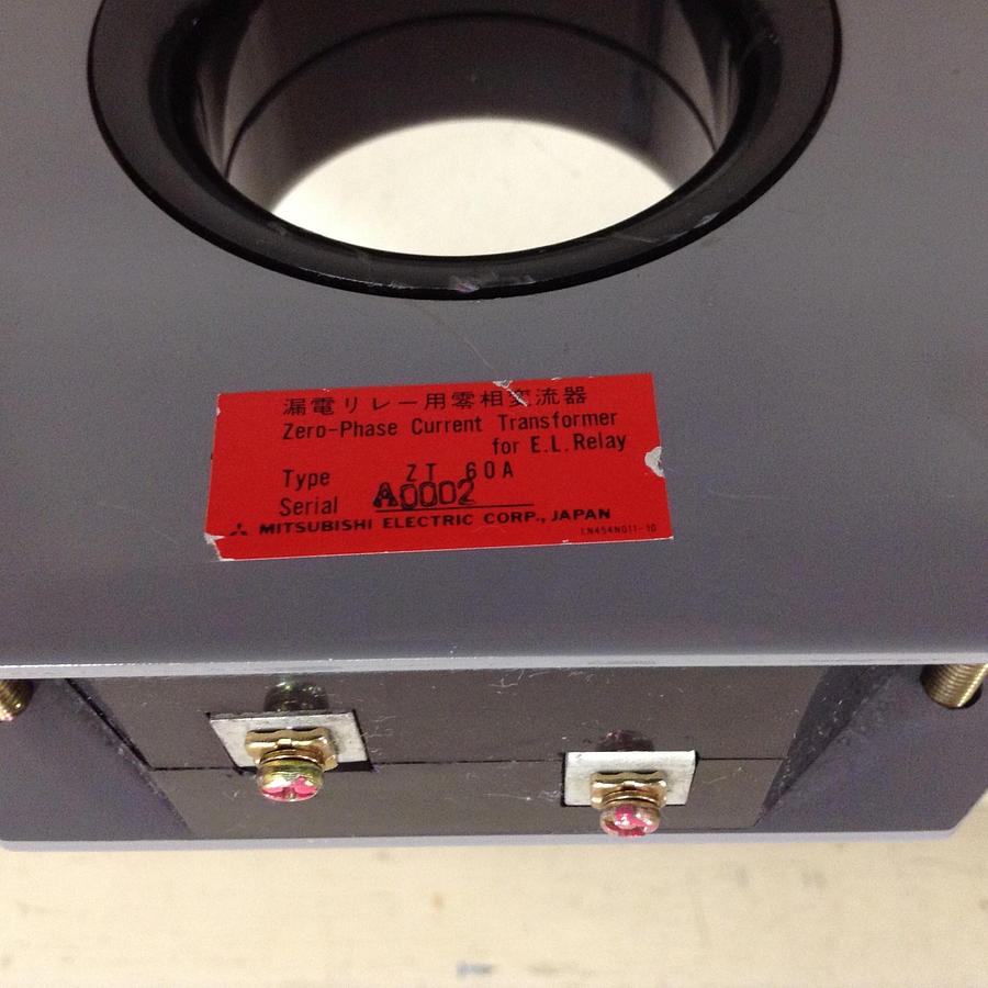 Used MITSUBISHI Zero-Phase Current Transformer ZT60A Used