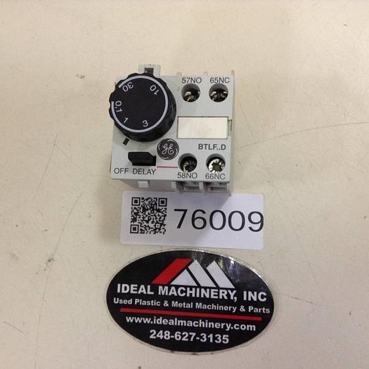 Used GENERAL ELECTRIC Timer BTLF30D #76009