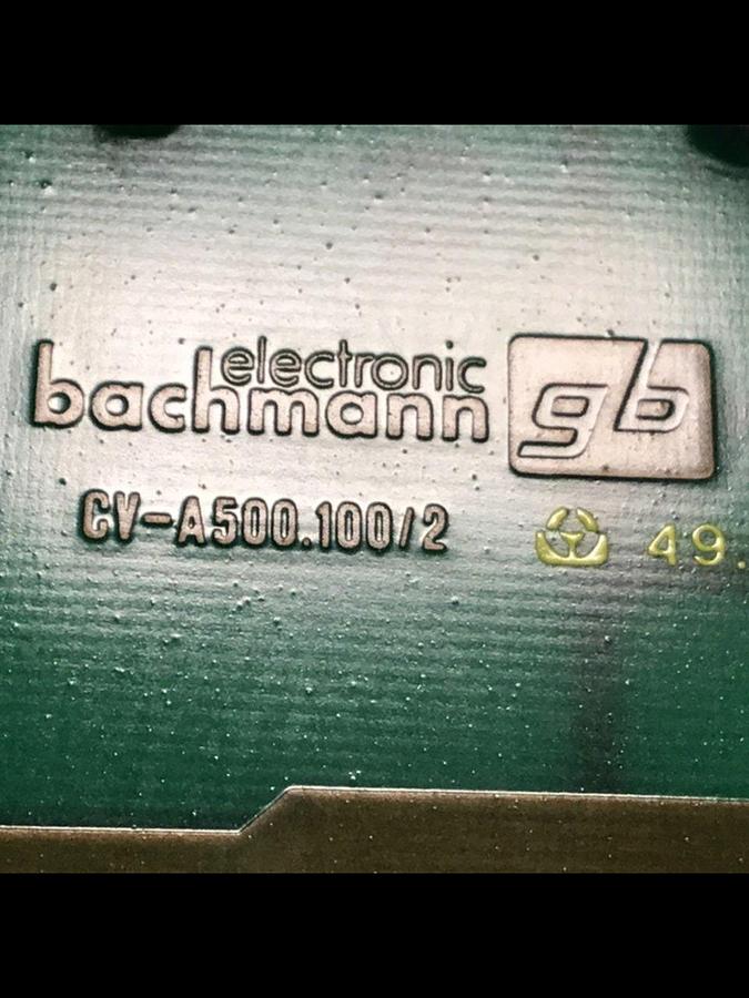 Used BACHMANN Circuit Board CV-A500.100/2 CVA500100/2 Used #120022