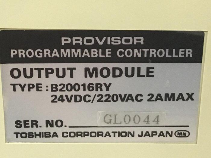 Used TOSHIBA Output Module B20016RY Used