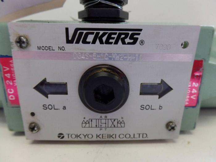 Used TOKYO KEIKI Hydraulic Solenoid Valve DG4S-5-6C-MW2-H-10 #74176