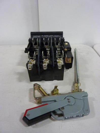 Used ALLEN BRADLEY 60 Amp Disconnect Switch 1494V-DS60 SER A #57438