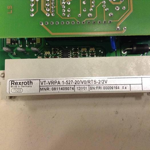 Used REXROTH Analog Module VT-VRPA 1-527-20/V0/RTS-2/2V Used