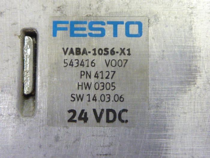 Used FESTO Control Block w/ Valves CPX-EPL-EV #60714
