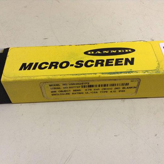 Used BANNER ENGINEERING Light Curtain Receiver USR3524YP2 #85299