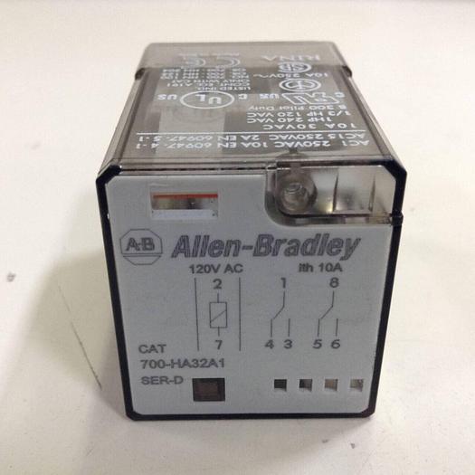 Used ALLEN BRADLEY Relay 700-HA32A1 SER D #76324