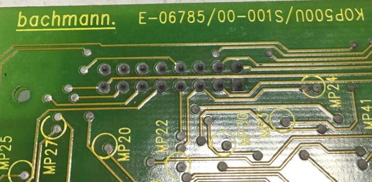 Used BACHMANN ELECTRONIC Control Card KOP500U/S USED