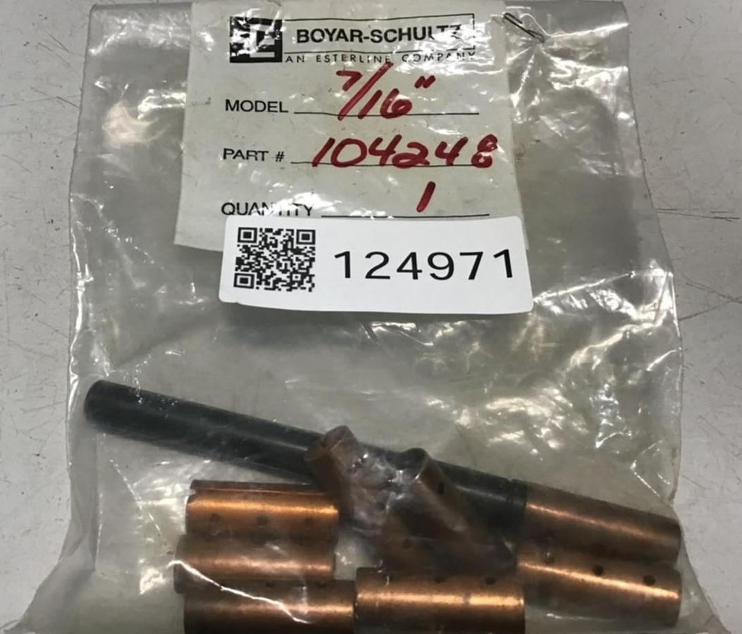 BOYAR-SCHULTZ Copper Sleeves 104248 USED