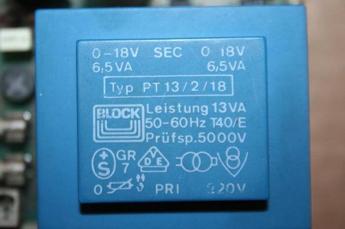 Used BLOCK TRAFO Power Supply PT13/2/18 Used