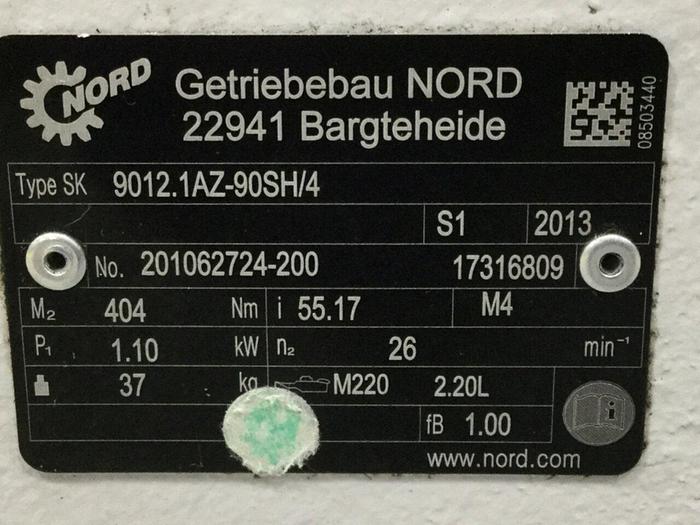 Used NORD Motor SK90SH/4 #108401