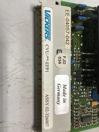 Used VICKERS Amplifier Card EEA-PAM-571-A-32 #135837