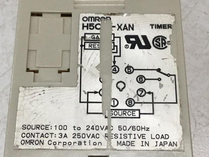 Used OMRON Timer H5CN-XAN #124249