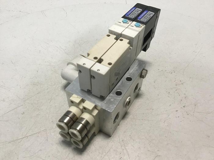 Used KOGANEI Manifold w/ Valve F10M2AJ #120892