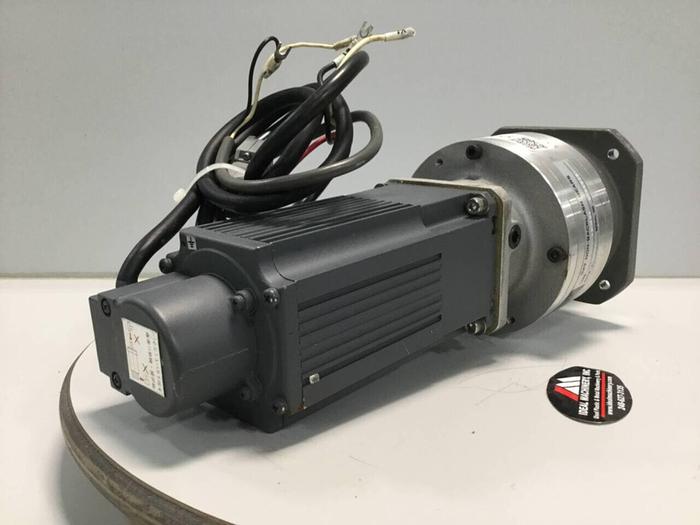 Used MITSUBISHI Servo Motor w/ Gear Motor HA-FH33B Used