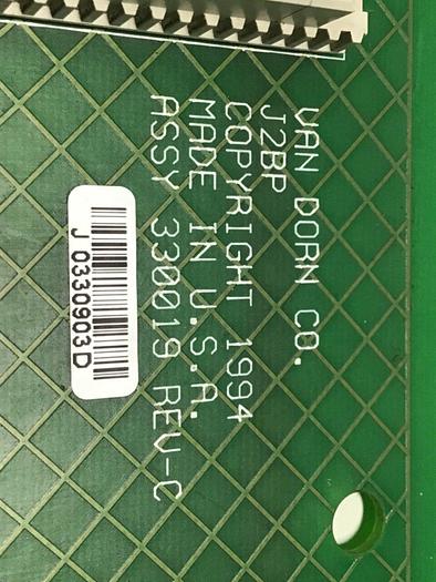 Used VAN DORN Circuit Board 330019 PC330-019 330-019 #111538