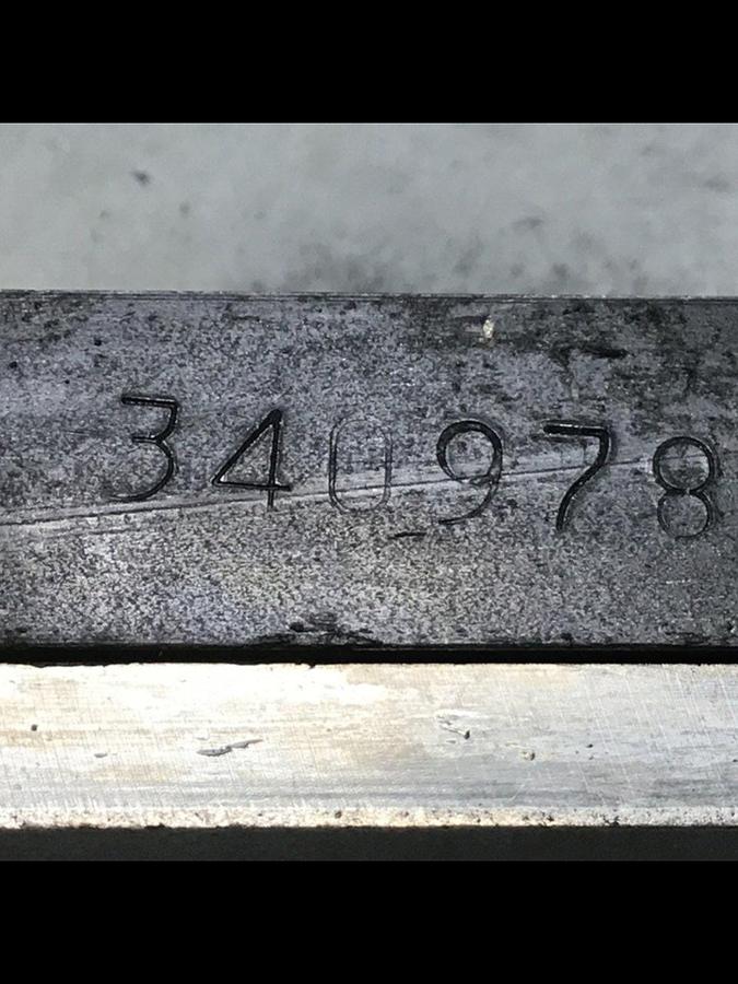 Used VAN DORN Platen Shoe 340978 USED