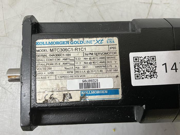 Used KOLLMORGEN MTC306C1-R1C1