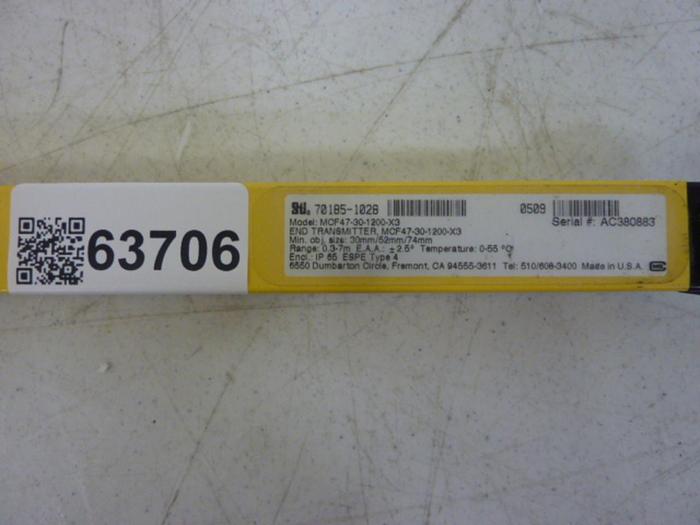 Used STI Light Curtain End Transmitter MCF47-30-1200-X3 Used