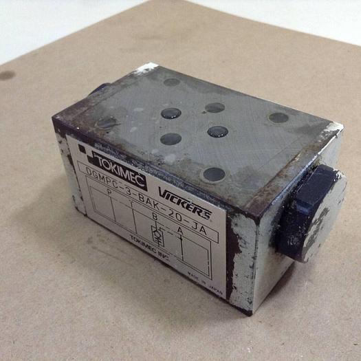 Used TOKIMEC Valve DGMPC3BAK20JA #78630