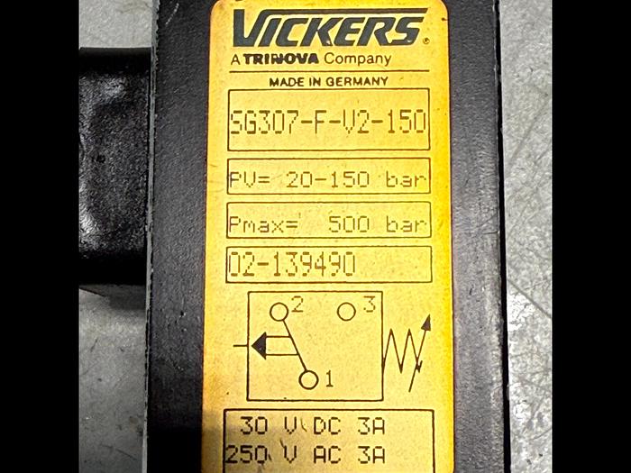 Used VICKERS SG307-F-V2-150