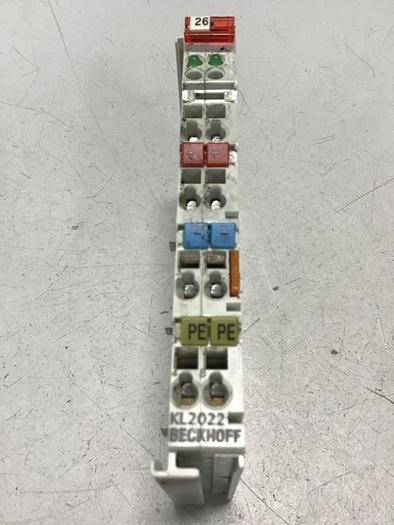 Used BECKHOFF Digital Output Module KL2022 #125219