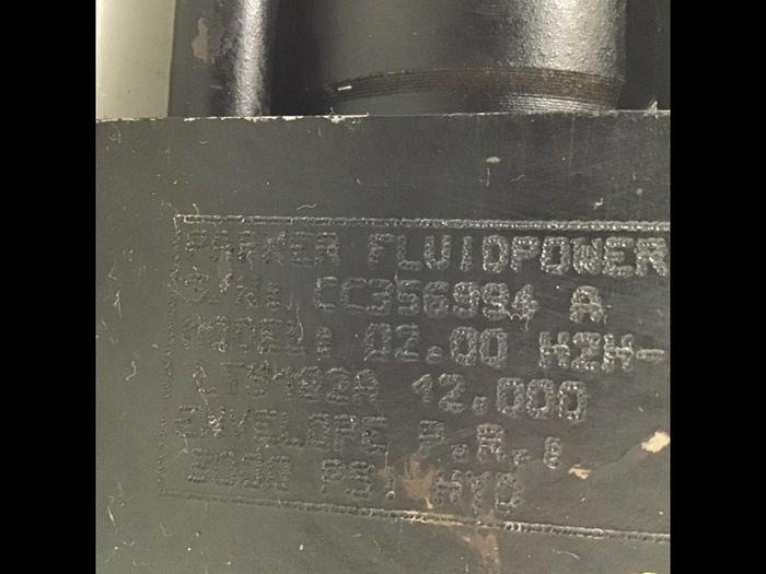 Used PARKER Injection Sled Cylinder 02.00 H2HLTS182A 12.000 Used