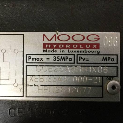 Used MOOG Valve CCE25A6RH1X06 #91331