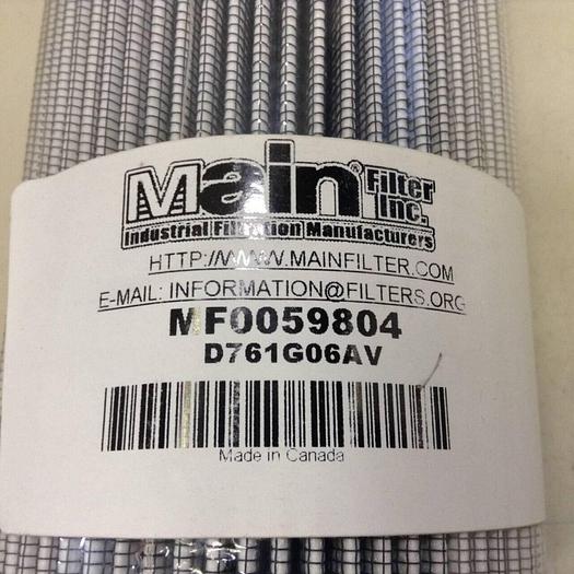 MAIN FILTER INC Filter MF0059804 #81035