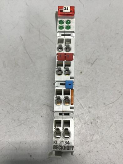 Used BECKHOFF Output Module KL2134 #125246