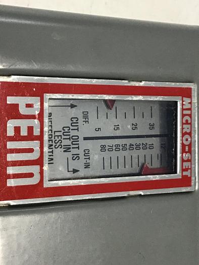 Used JOHNSON CONTROLS Pressure Control Switch P70AA-116 #119457