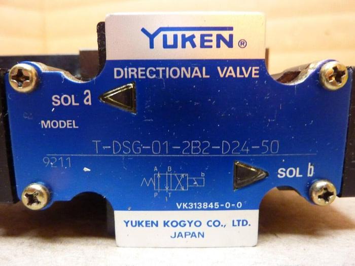 Used YUKEN Directional Valve T-DSG-01-2B2-D24-50 #38398