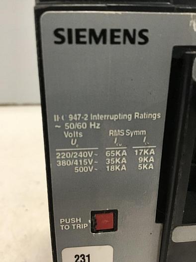 Used SIEMENS 50 Amp Circuit Breaker ED63B050 Used