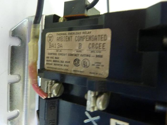 Used WESTINGHOUSE Motor Starter Size 1 A200M1CAC Used