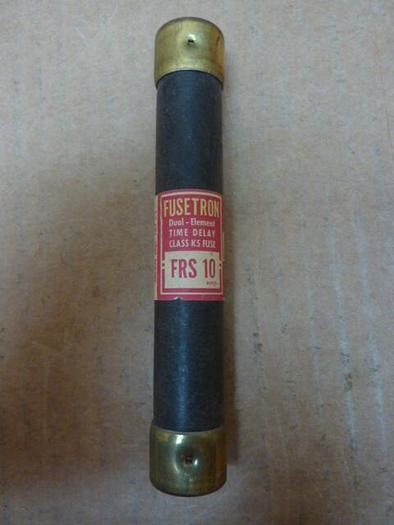 Used FUSETRON 10 Amp Fuse FRS-10 #26692