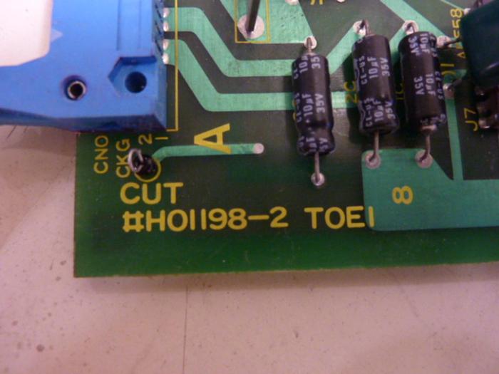 Used TOEI ELECTRIC Circuit Board H01198-2 #66935